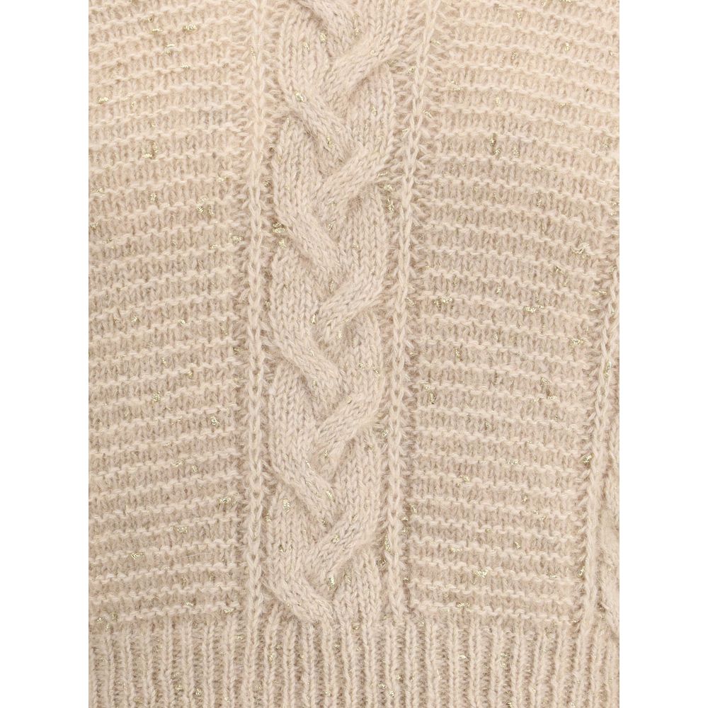 Max Mara Beige Polyamide Sweatshirt