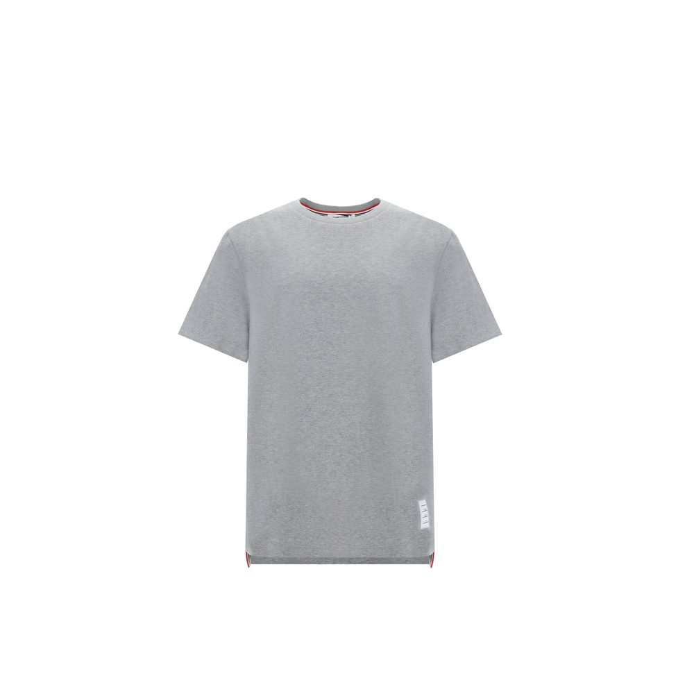 Thom Browne Gray Cotton T-Shirt
