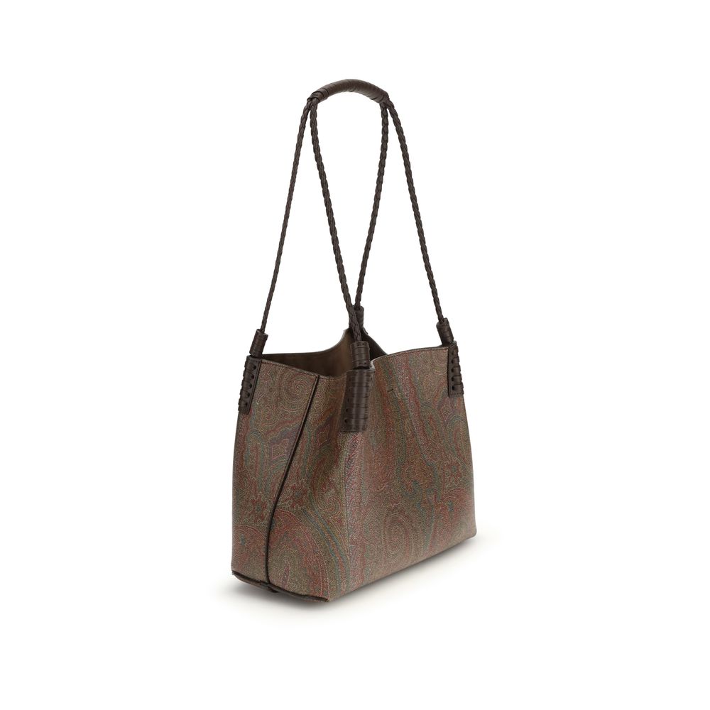 Etro Brown Pvc Shoulder Bag