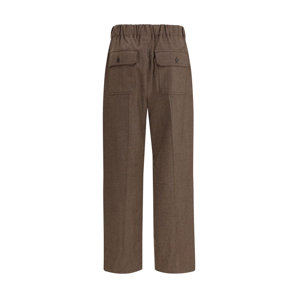 Max Mara Brown Wool Casual Pants