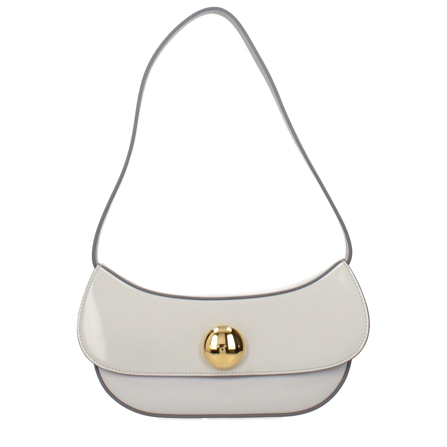Marni Gray Leather Shoulder Bag