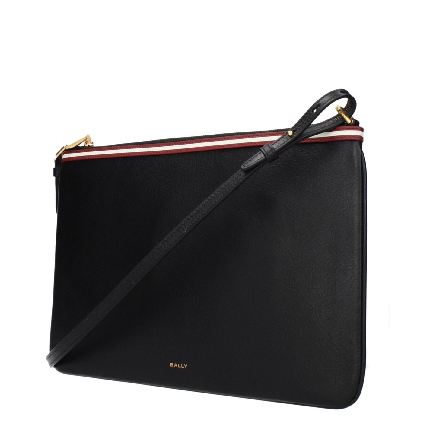 Bally Black Leather Crossbody Bag