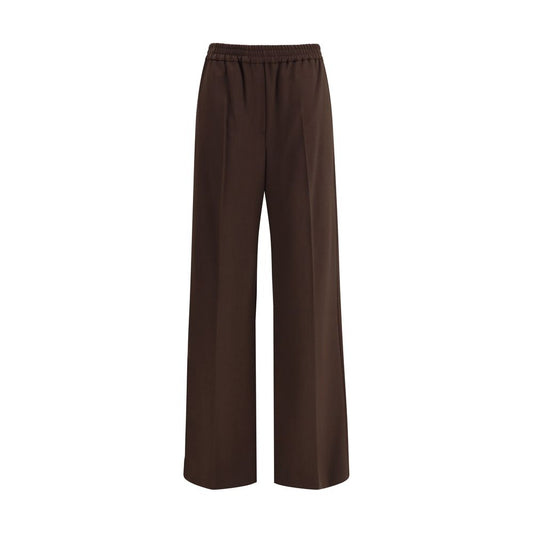 Max Mara Gray Polyester Casual Pants