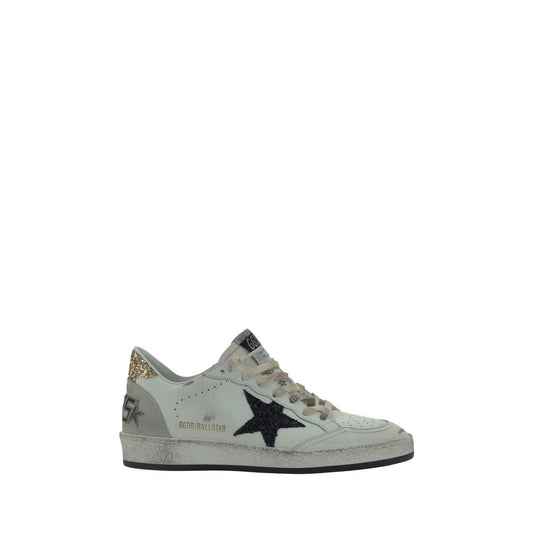 Golden Goose White Calf Leather Bos Taurus Low Top Sneakers