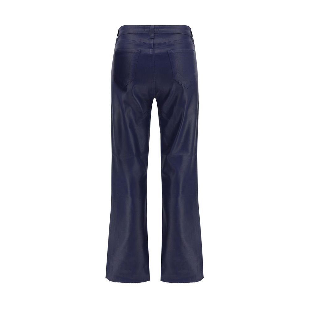 L'Agence Blue Cotton High-Waisted Jean