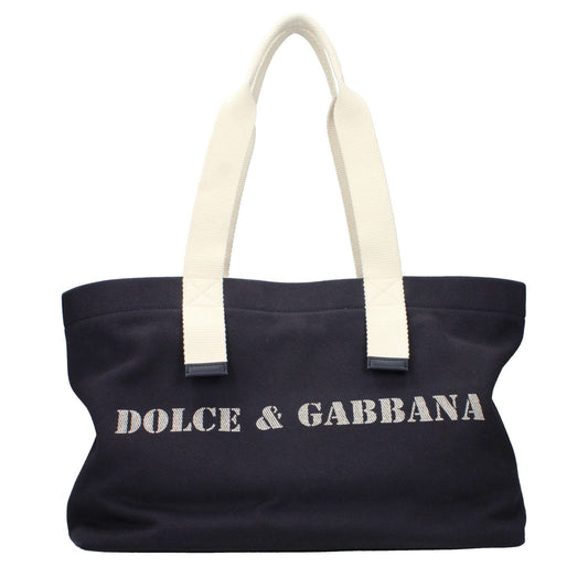 Dolce & Gabbana Blue Fabric Shoulder Bag