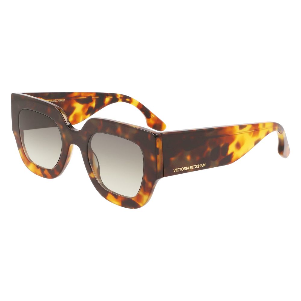 Victoria Beckham Brown Acetate Sunglasses