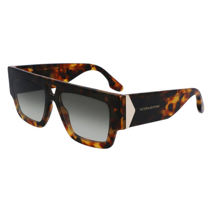 Victoria Beckham Brown Acetate Sunglasses