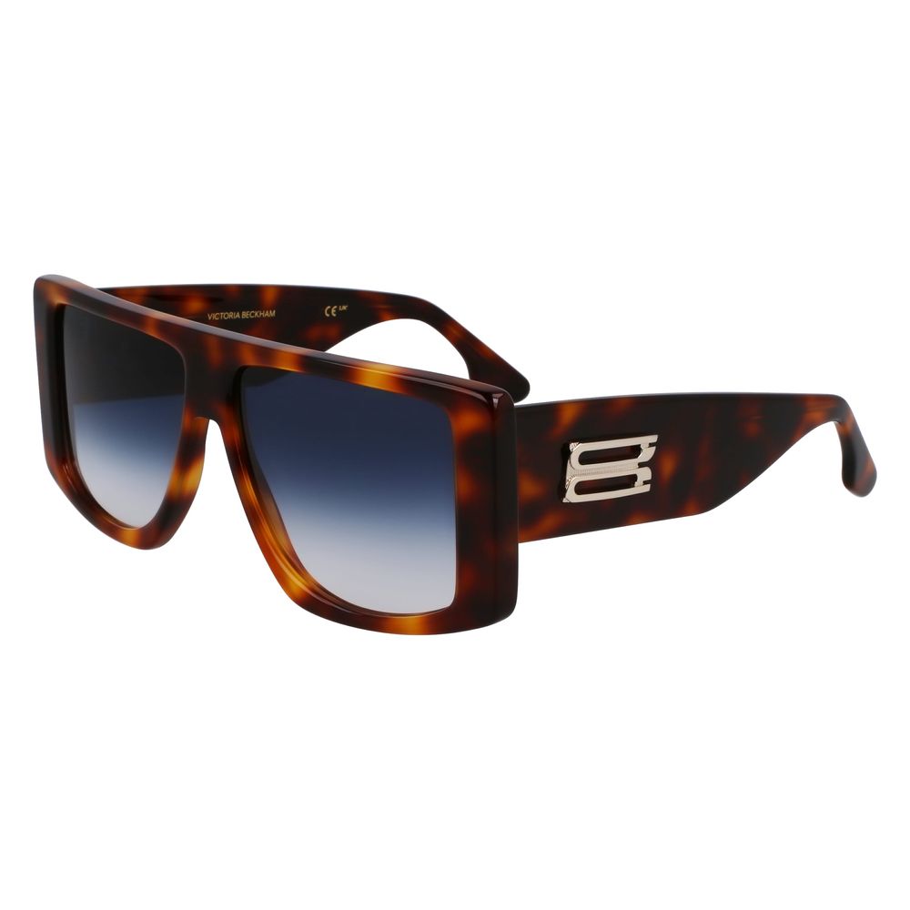 Victoria Beckham Brown Acetate Sunglasses