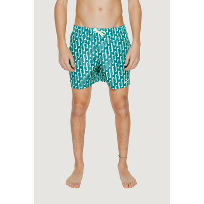 Nike Green Polyester Swim Shorts