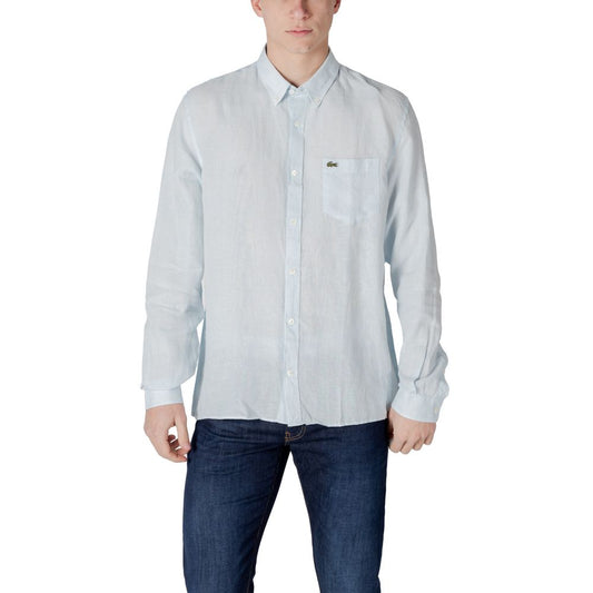 Lacoste Blue Linen Shirt