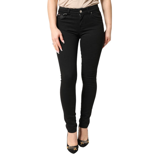 Dolce & Gabbana Black Cotton Stretch Skinny Denim Jeans