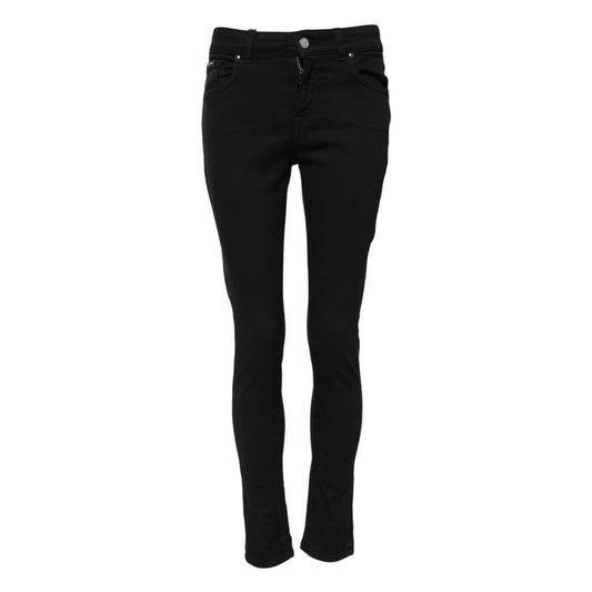 Dolce & Gabbana Black Cotton Casual Skinny Denim Jeans