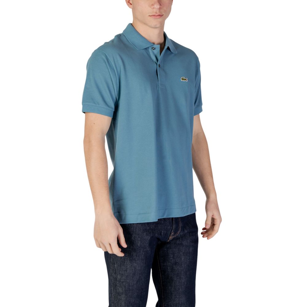 Lacoste Blue Cotton Polo Shirt