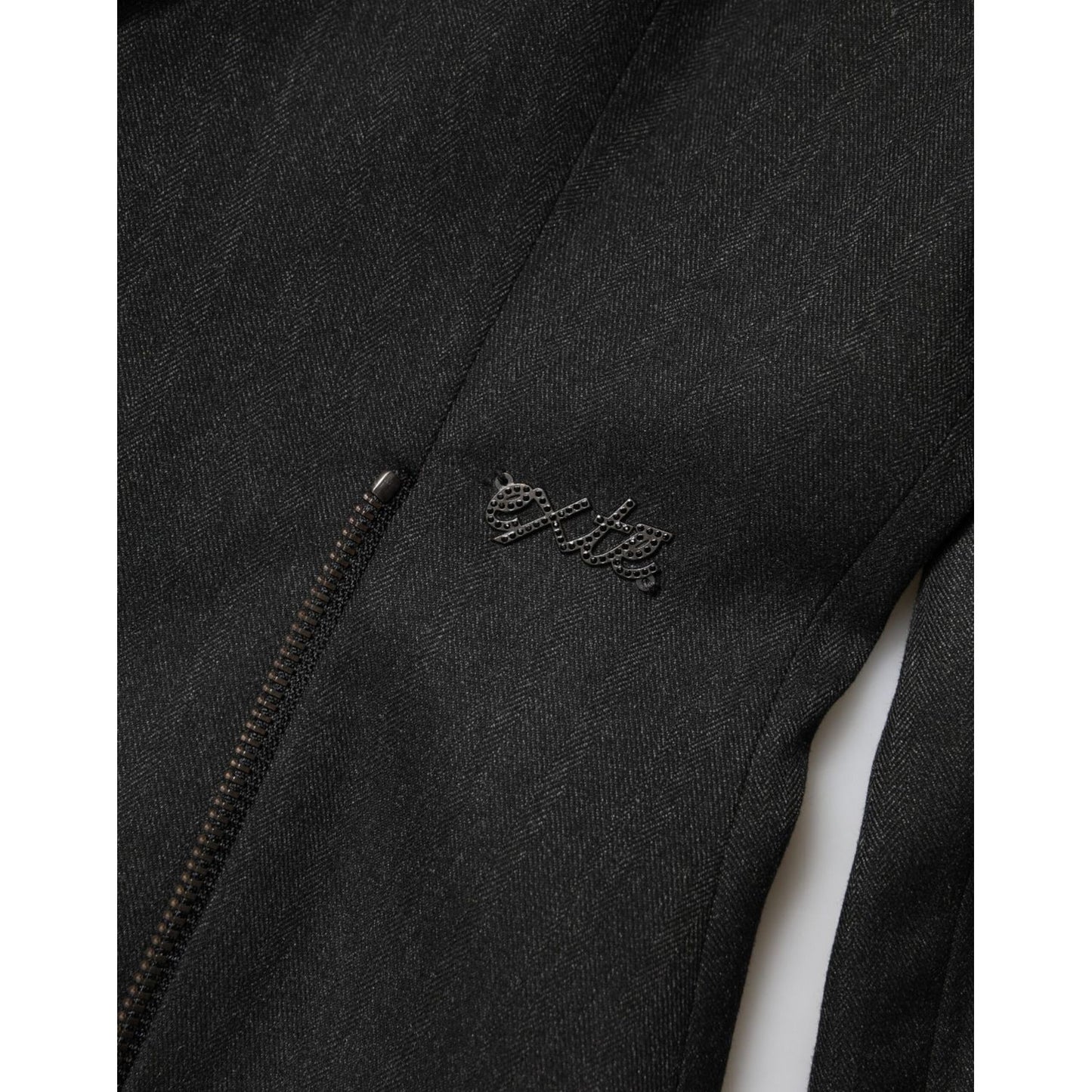 Exte Black Double Breasted Pants Blazer Jacket 2 Piece Suit