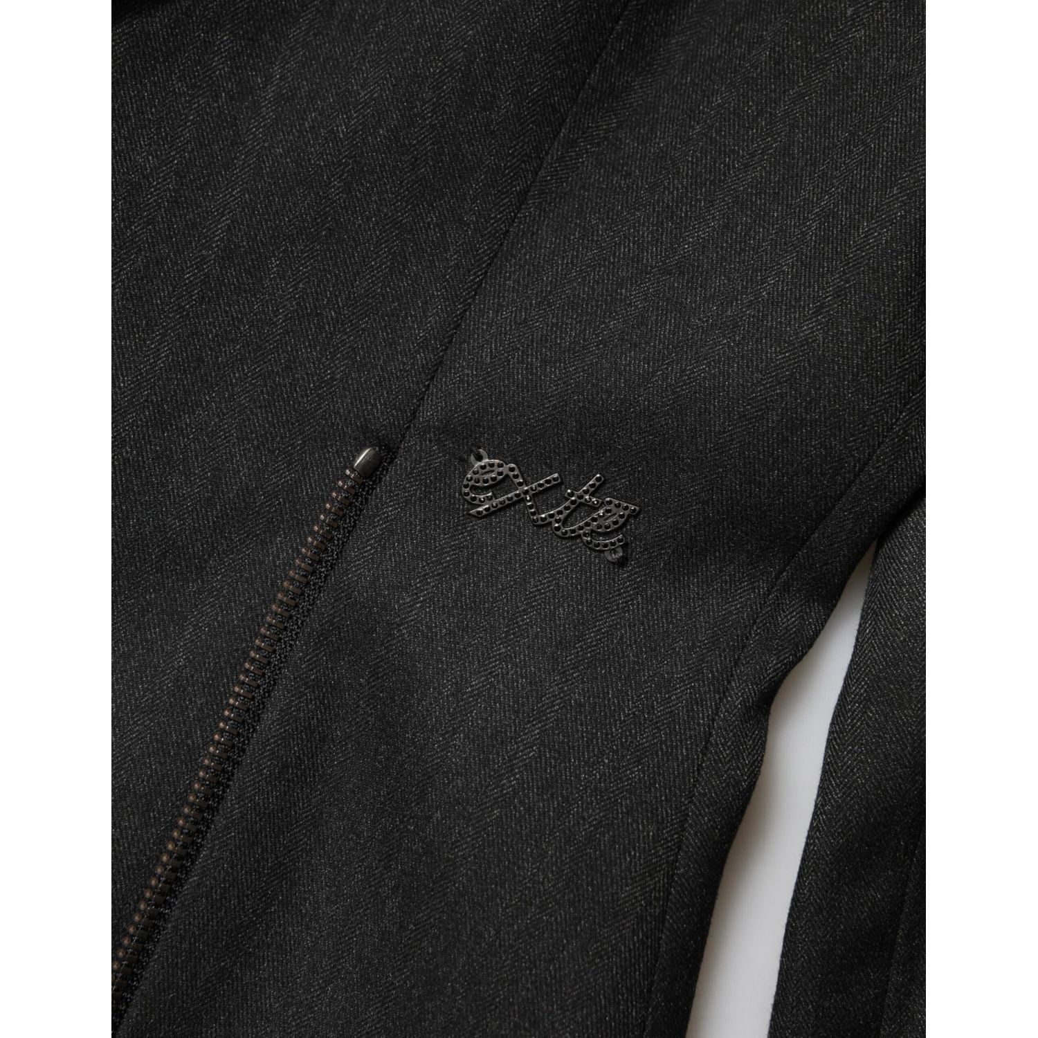 Exte Black Double Breasted Pants Blazer Jacket 2 Piece Suit