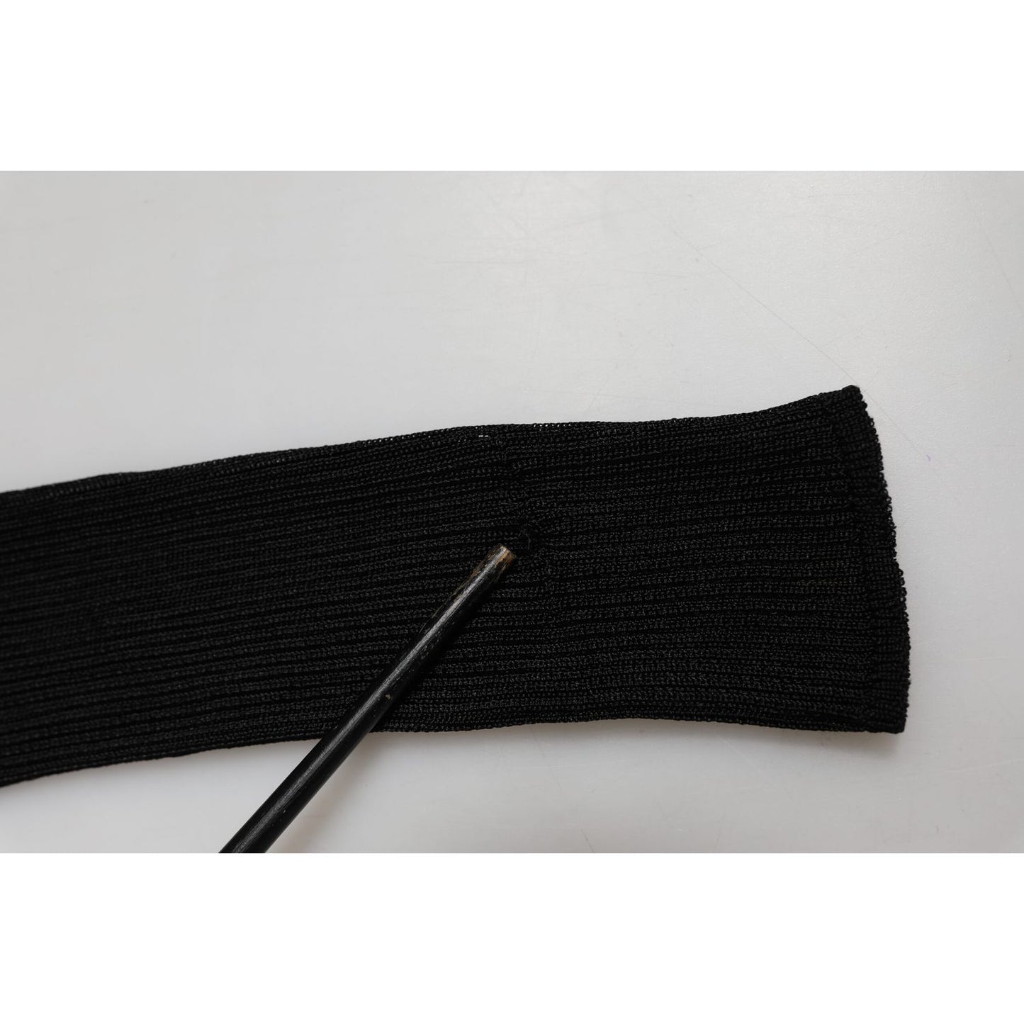 Dolce & Gabbana Black Viscose Turtle Neck Pullover Top