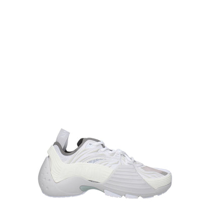 Lanvin White Leather Athletic Sneakers