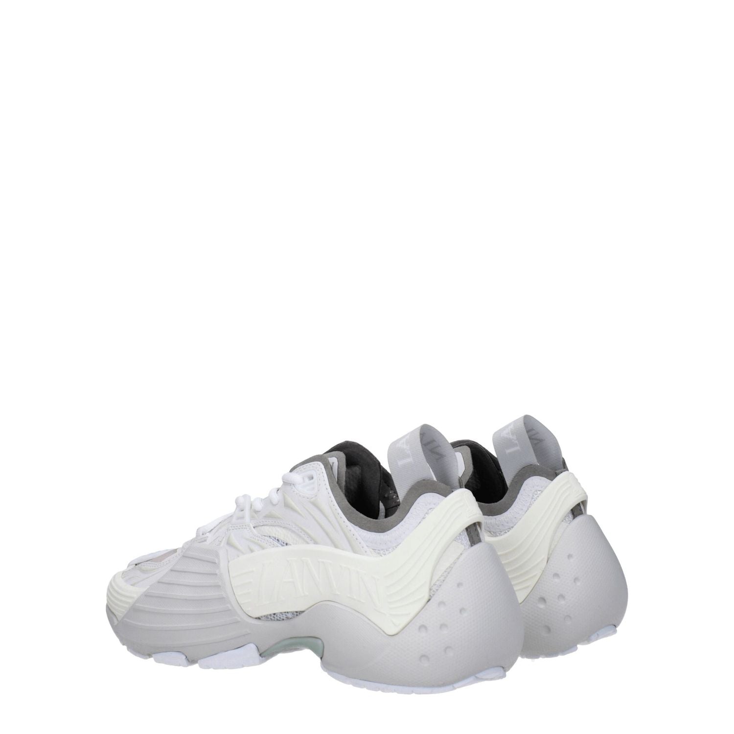 Lanvin White Leather Athletic Sneakers