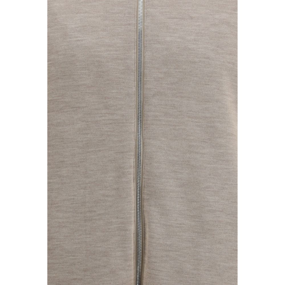 Brunello Cucinelli White Polyamide Full-Length Jacket