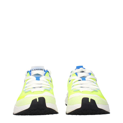 Lanvin Yellow Fabric Athletic Sneakers