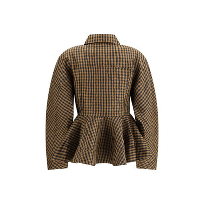 Ganni Multicolor Polyester Blouse