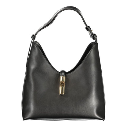 Furla Nero Leather Women Handbag