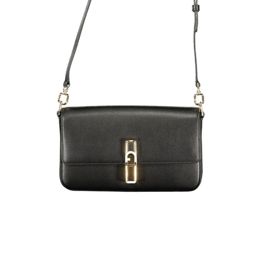 Furla Nero Leather Women Handbag