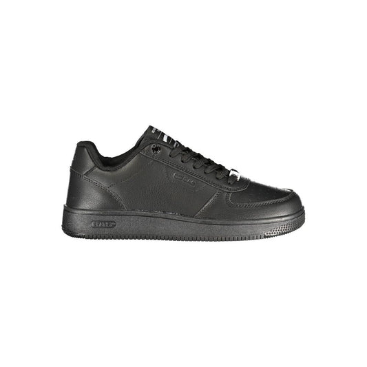 Gas Black Polyurethane Women Sneaker