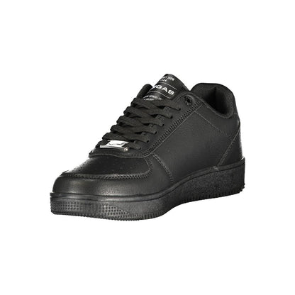 Gas Black Polyurethane Women Sneaker