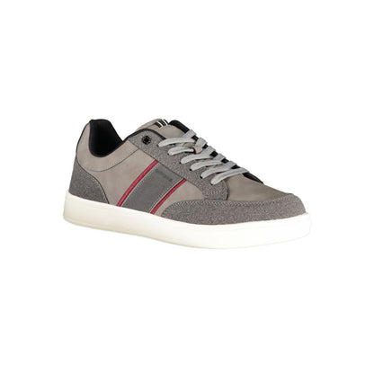 Gas Grigio Poliestere Man Sneaker