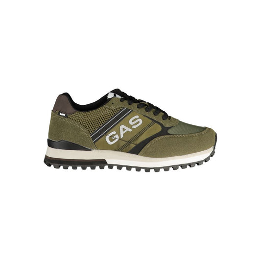 Gas Verde Poliestere Men Sneaker
