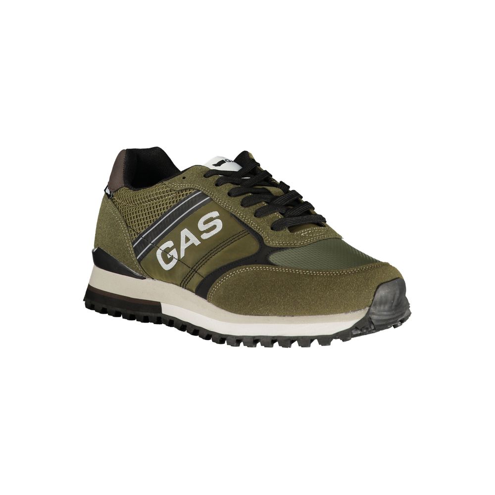 Gas Verde Poliestere Men Sneaker