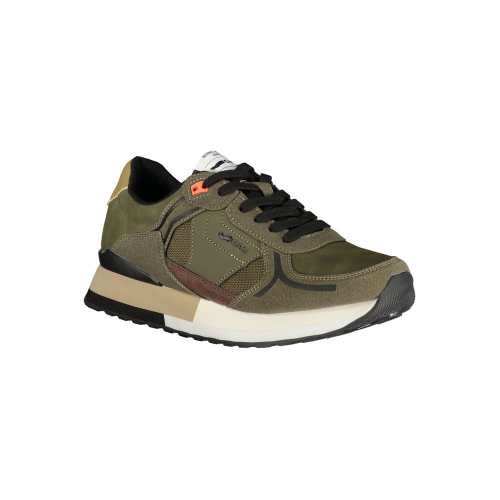 Gas Verde Poliestere Men Sneaker