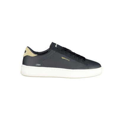 Gas Blue Polyester Men Sneaker