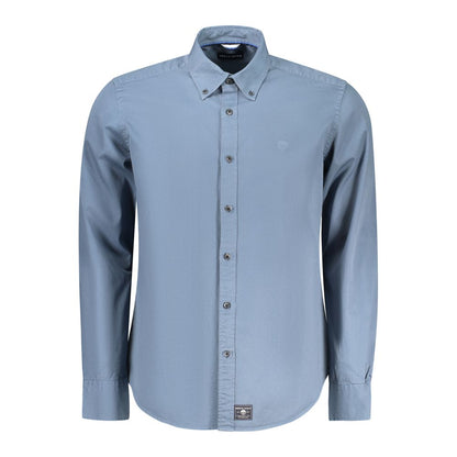 North Sails Blue Cotton Men Shirt