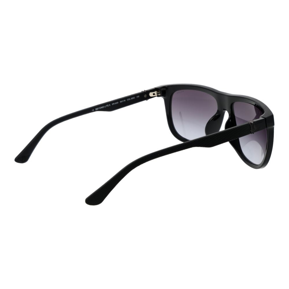 Police Black Plastic Sunglasses