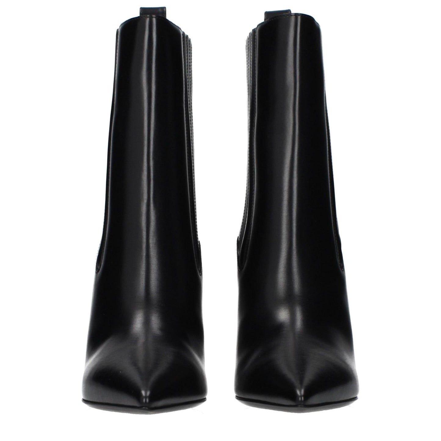 Valentino Garavani Black Leather Ankle Boots