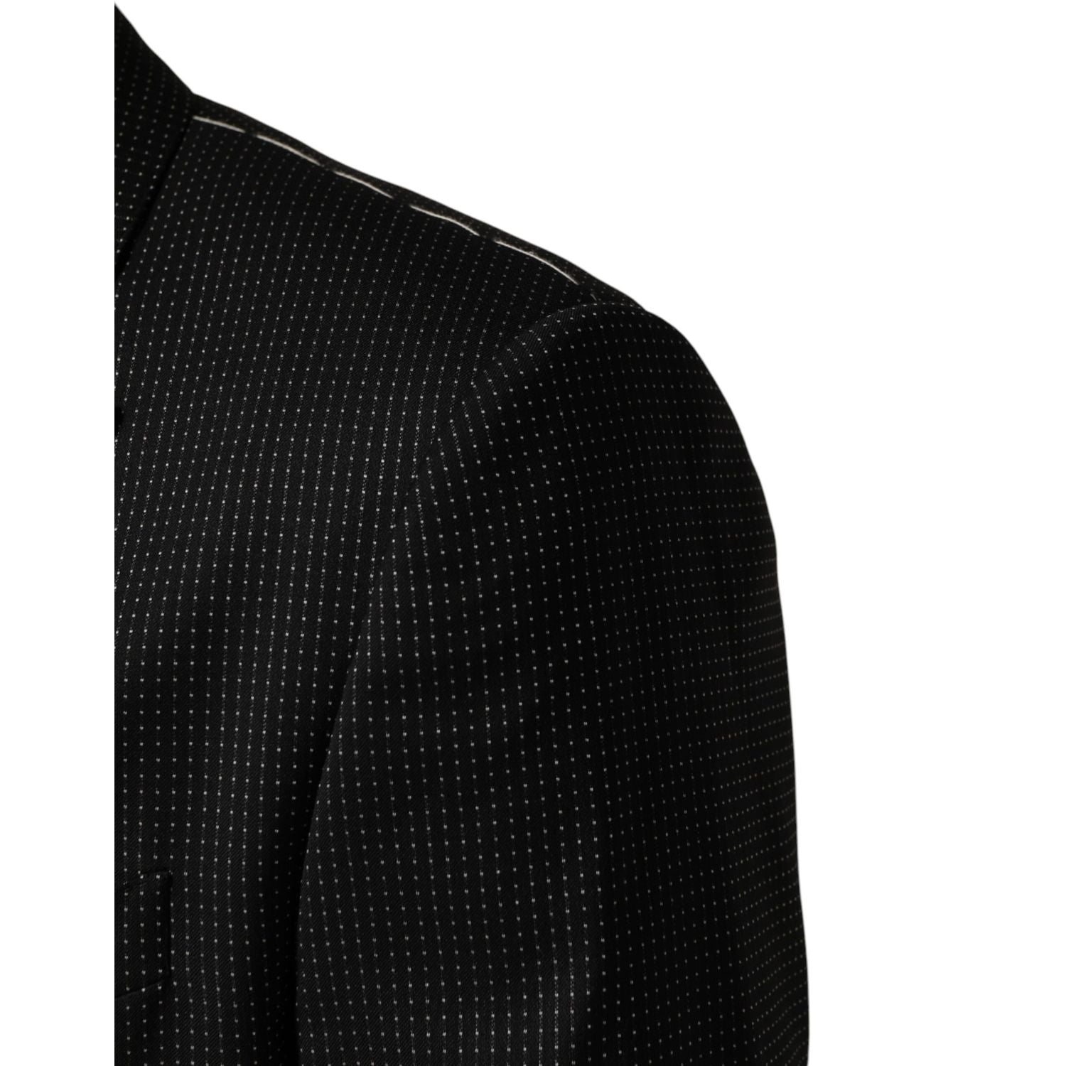 Dolce & Gabbana Black Fantasy Single Breasted Jacket Blazer