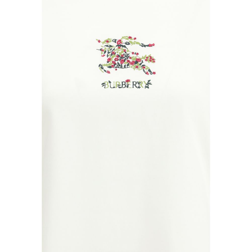 Burberry White Cotton T-Shirt