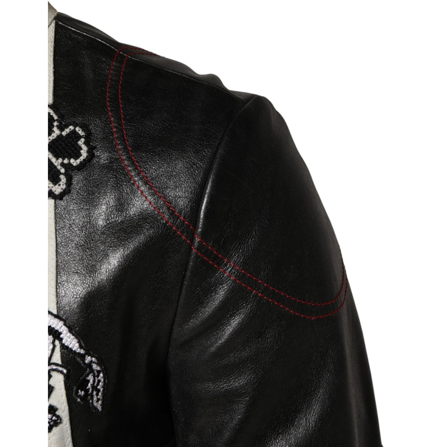 Dolce & Gabbana Multicolor Guns n' Roses Full Zip Men Biker Jacket