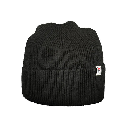 Fila Black Polyacrylic Men Cap