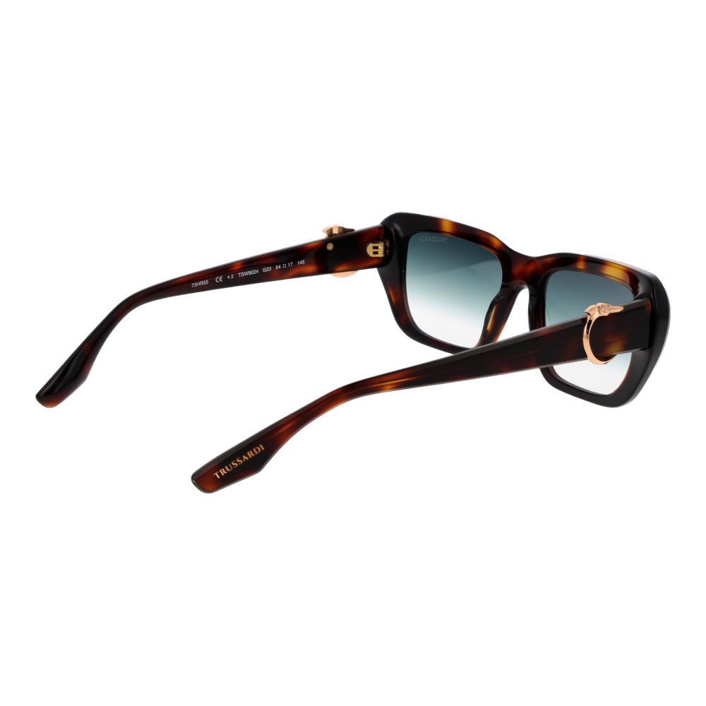 Trussardi Brown Acetate Sunglasses
