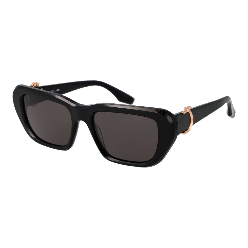Trussardi Black Acetate Sunglasses