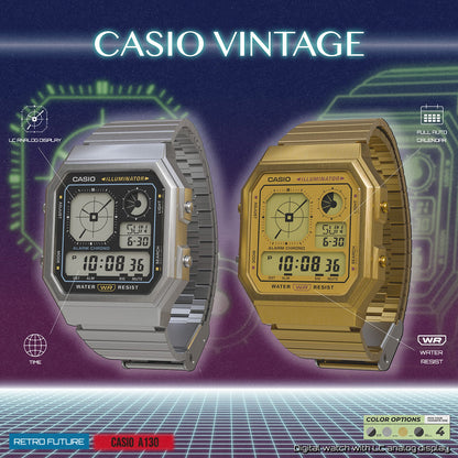 CASIO EU WATCHES Mod. A130WE-1AEF-8