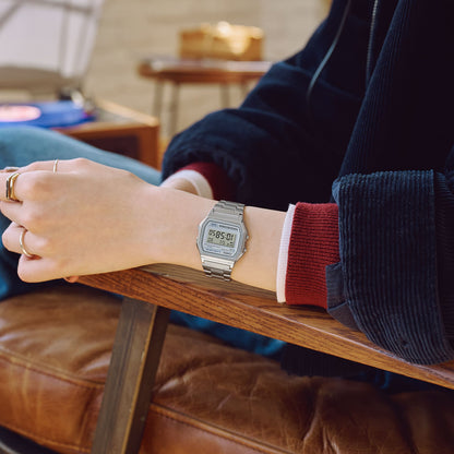 CASIO VINTAGE Mod. ICONIC - SILVER-1