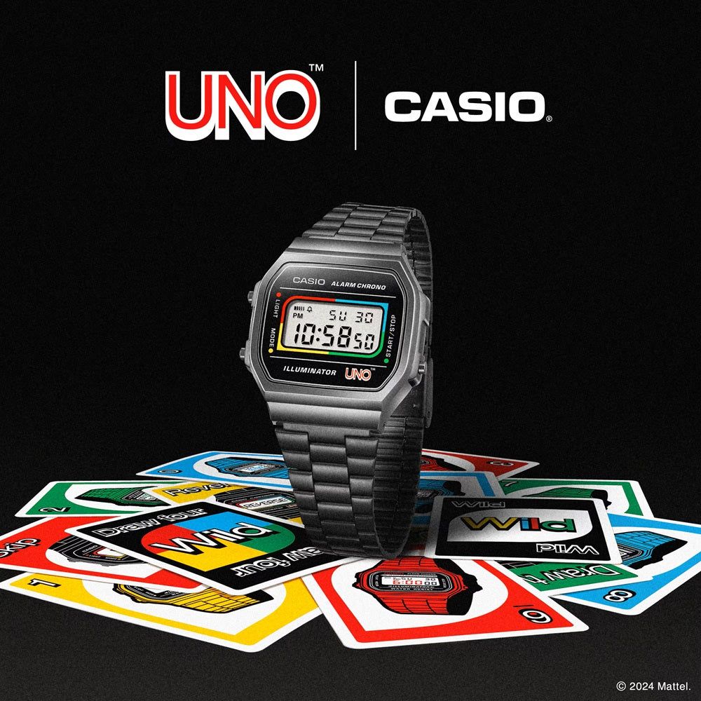 CASIO CASIO VINTAGE Mod. ICONIC - UNO™ Mattel COLLABORATION WATCHES casio-vintage-mod-iconic-uno™-mattel-collaboration