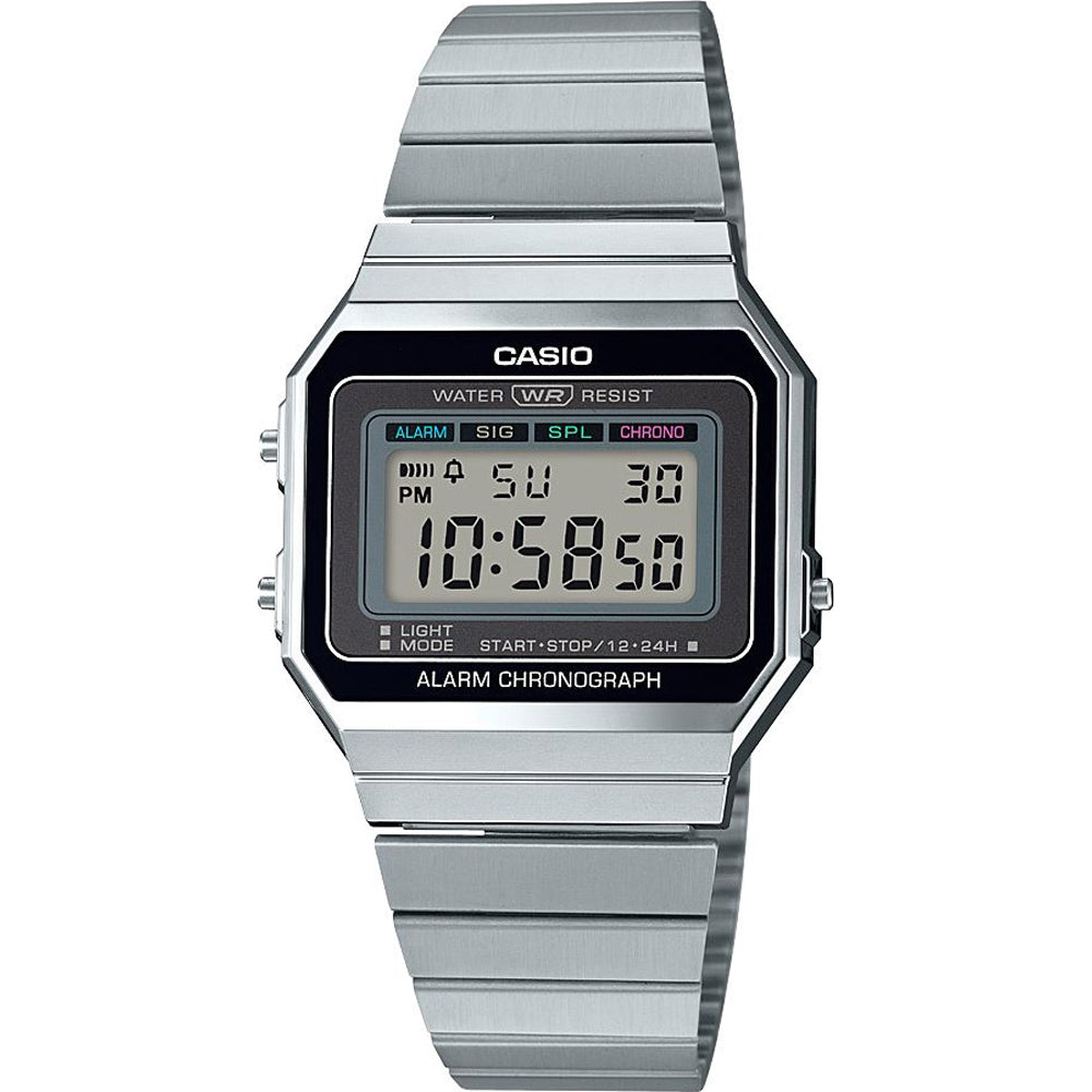 CASIO VINTAGE Mod. ICONIC SLIM DESIGN - BLACK-0