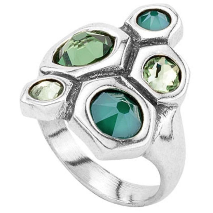 ANELLI UNO DE 50 MOD. UD_ANI0603VRDMTL15 DESIGNER FASHION JEWELLERY