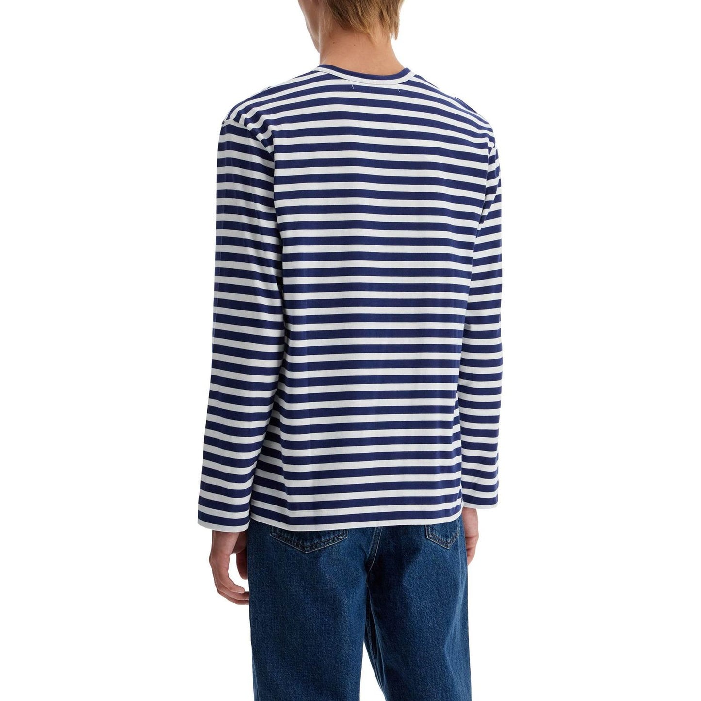 Comme Des Garcons Play striped long-sleeved t-shirt Topwear Comme Des Garcons Play